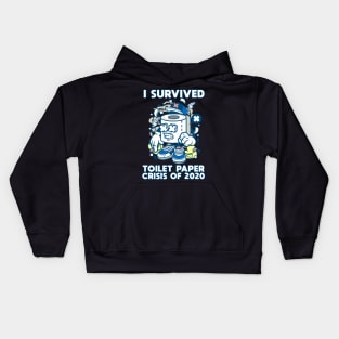 I Survived The Great Toilet Paper Shortage Of 2020 Funny Gift Kids Hoodie